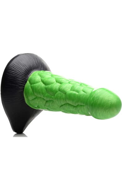 Radioactive Reptile Thick Scaly Silicone Dildo 19 cm Dragon dildo