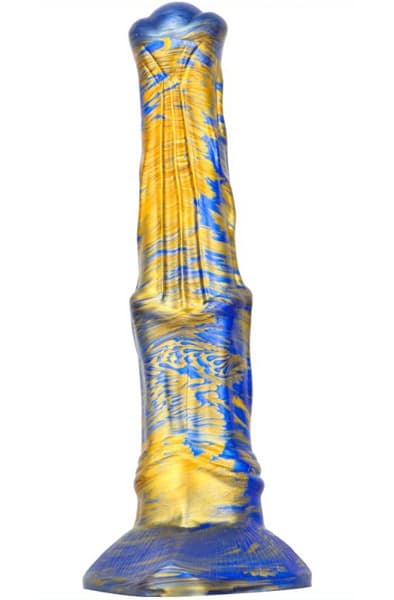 Metallic Fantasy Dildo Joll Blue/Gold 26 cm Dragon dildo