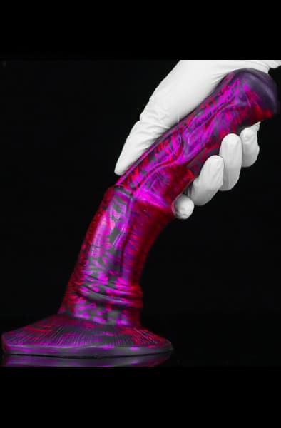 Metallic Fantasy Dildo Joll Purple/Black 26 cm Dragon dildo