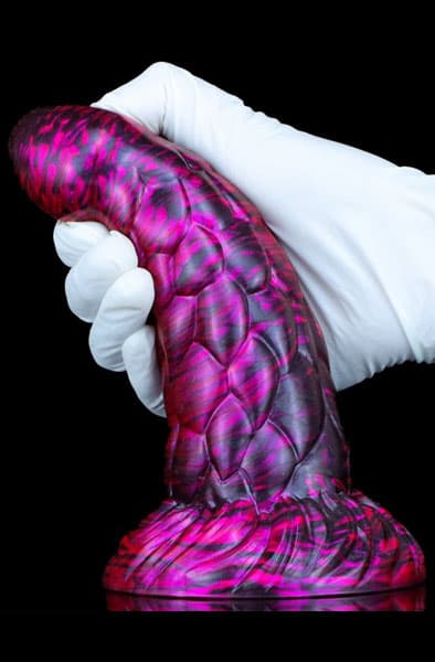 Metallic Fantasy Dildo Cyrix Purple/Black 18,5 cm Dragon dildo