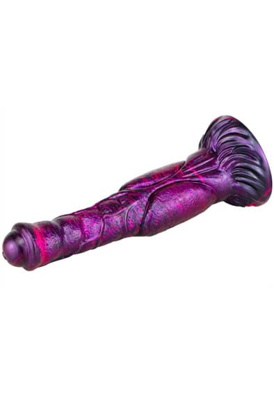 Metallic Fantasy Dildo Jumbox Purple/Black 24 cm Dragon dildo