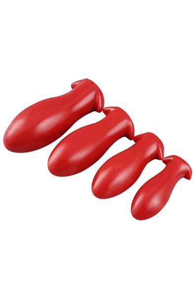 Eggplay Plug Drakar Egg Red Large Grovere analplugg