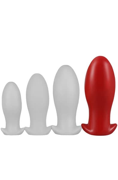 Eggplay Plug Drakar Egg Red XL Ekstra tyk analplug
