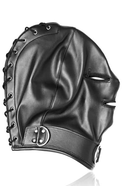 Black Strict Hood With Zip
