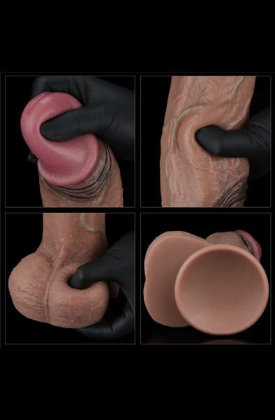 Lovetoy Dual Layered Silicone Cock XXL 28 cm