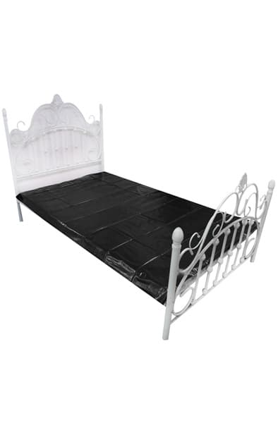 Kiotos Bed Sheet Cover Thin Black 220 x 130 cm