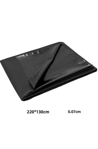 Kiotos Bed Sheet Cover Thin Black 220 x 130 cm