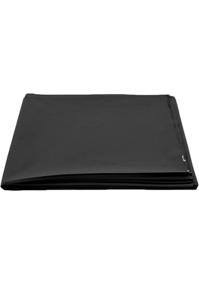 Kiotos Bed Sheet Cover Thin Black 220 x 130 cm