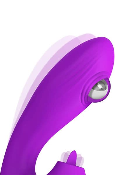 Action No. 21 Vibe With Ball Pulsation & Lickint Tongue Vibrator