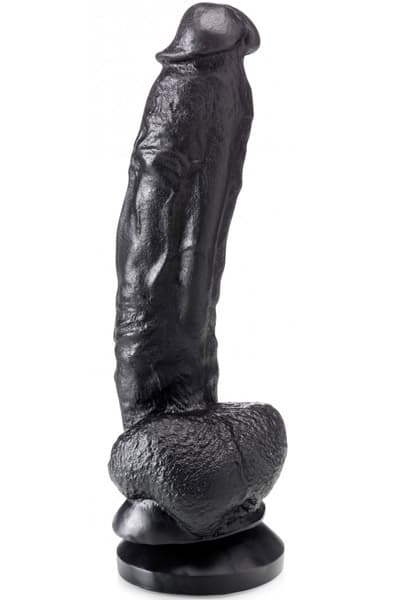 HardToys Thierry Dildo Black 24,5 cm Analdildo