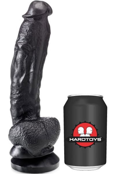 HardToys Thierry Dildo Black 24,5 cm Analdildo
