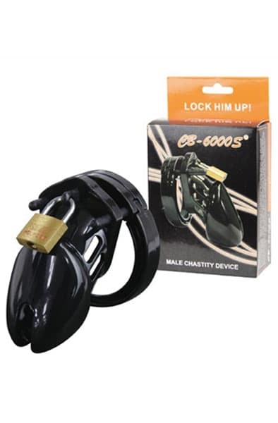 Cocklock Chastity Cage Mini Locky Black 6 x 3,2 cm Kyskhedsbur