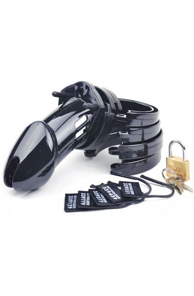 Cocklock Black Chastity Cage Kyskhetsbur