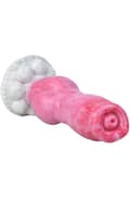 Miniatyrbild 5 av 6: Pink Alien Bull Dildo 20,5 cm Dragon dildo
