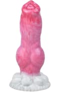 Miniatyrbild 1 av 6: Pink Alien Bull Dildo 20,5 cm Dragon dildo