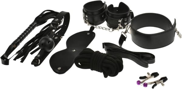 BDSM FETISH SÆT 8 DELE TEASE ME
