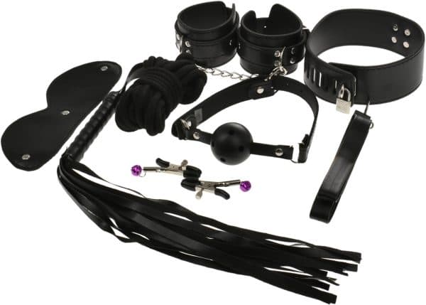 BDSM FETISH SÆT 8 DELE TEASE ME