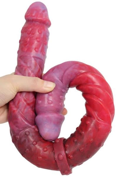 DoublePlayz Double Dildo Duo Twist 53 cm Dragon dildo