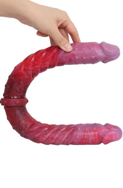 DoublePlayz Double Dildo Duo Twist 53 cm Dragon dildo