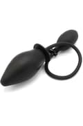 Pikkukuva 1 / 2: Kiotos Inflated Anal Spade Plug Black