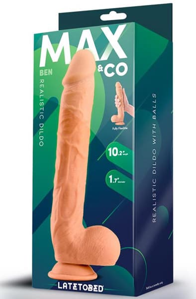 Ben Realistic Dildo 26 cm Realistisk dildo