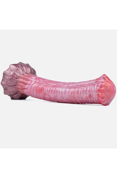 Pink Alien Tork Metallic Dildo 27 cm Dragon dildo