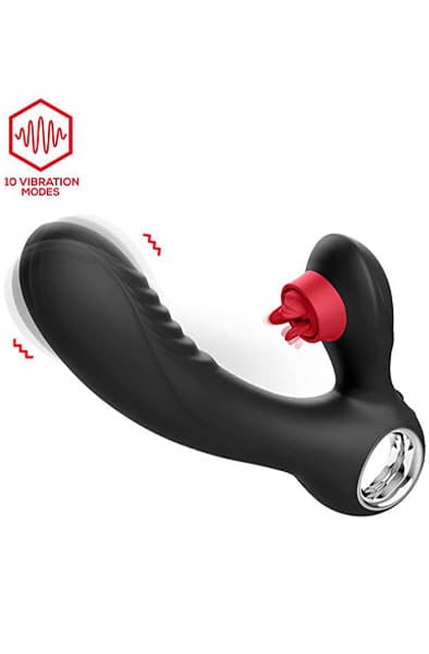 Niza Vibe With Heating & Clitoris Triple Tongue Klitorisvibrator