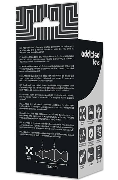 Addicted Toys Anal Sexual Plug 13,6 cm Analplugg
