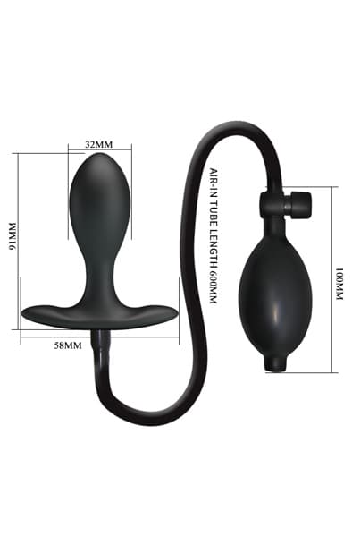 Pretty Love Inflatable Anal Plug Analplugg uppblåsbar