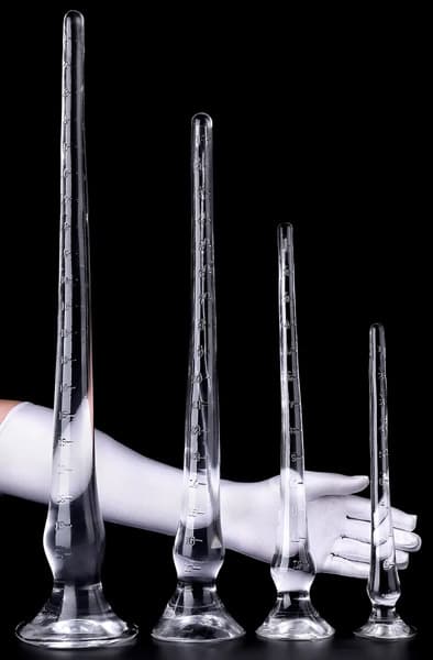 Koxor Long Transparent Dildo Koxor 40 cm Ekstra lang analdildo
