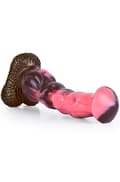 Miniatyrbilde 4 av 5: Pink Alien Arhulf Dildo 23,8 cm Dragon dildo