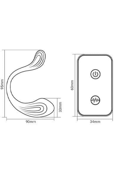 Herrules Nami Vibrating Egg Remote Control Vibrerende egg