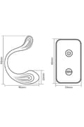 Miniatyrbilde 4 av 5: Herrules Nami Vibrating Egg Remote Control Vibrerende egg