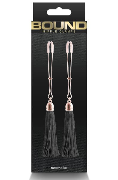 Bound Nipple Clamps T1 Black Brystvorteklemmer