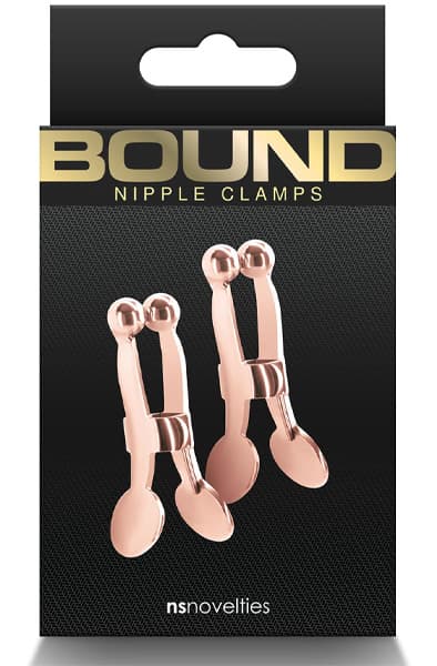 Bound Nipple Clamps C1 Rose Gold Brystvorteklemmer
