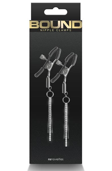 Bound Nipple Clamps D3 Gunmetal Brystvorteklemmer