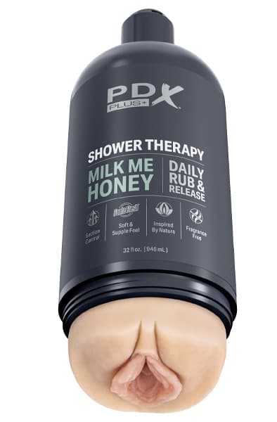 Pipedream Shower Therapy Milk Me Honey Stroker