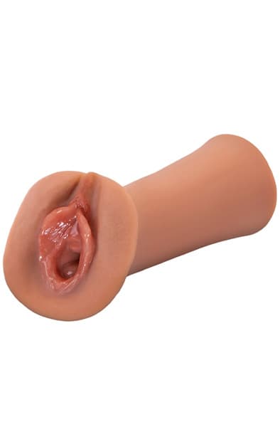 Pipedream Extreme Wet Pussies Juicy Snatch Tan Lommefisse