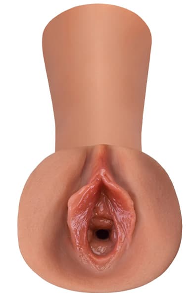 Pipedream Extreme Wet Pussies Juicy Snatch Tan Lommefisse