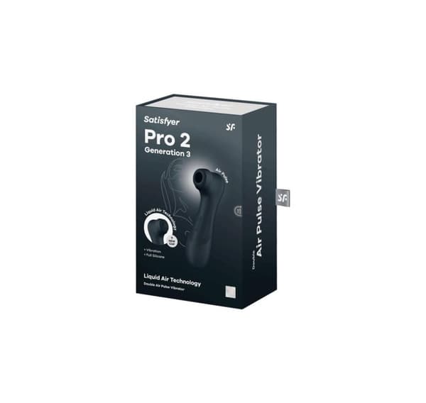 Satisfyer luftpulsvibrator Pro 2 Generasjon 3, svart