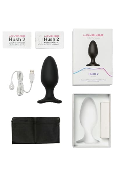 Lovense Hush 2 Large 57mm Fjernstyret anal plug