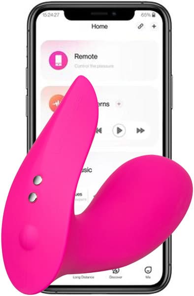 Lovense Flexer G-Spot & Clit Panty Vibrator Fjernstyrt vibrator