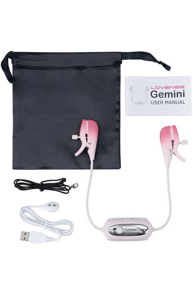Lovense Gemini Vibrating Nipple Clamps Brystvorteklemmer med vibrering