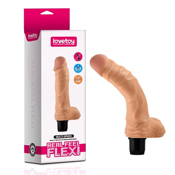LOVETOY DILDO FLEXI VIBRATOR 23,5CM