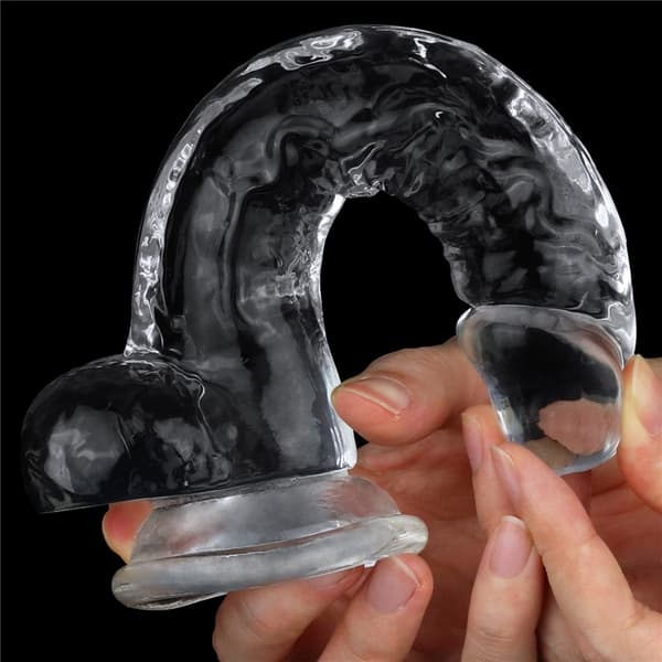 LOVETOY FLAWLESS DILDO 19CM – GENNEMSIGTIG