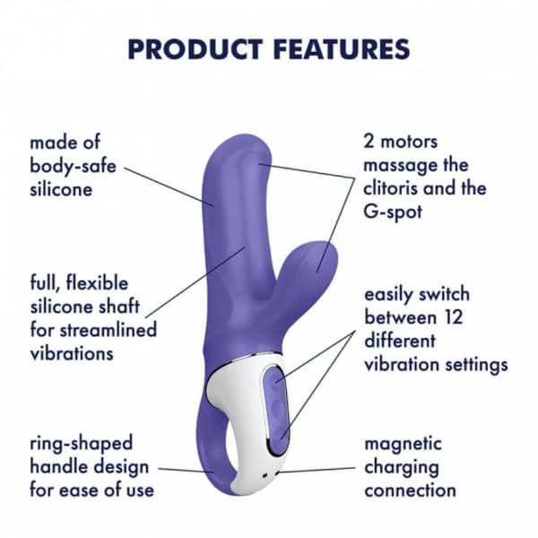Satisfyer Vibes Magic Bunny Rabbit Vibrator Med Magisk Virkning