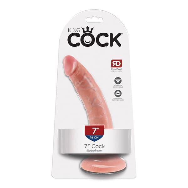 King Cock 7" – 17,5 cm Cock Realistisk Dildo