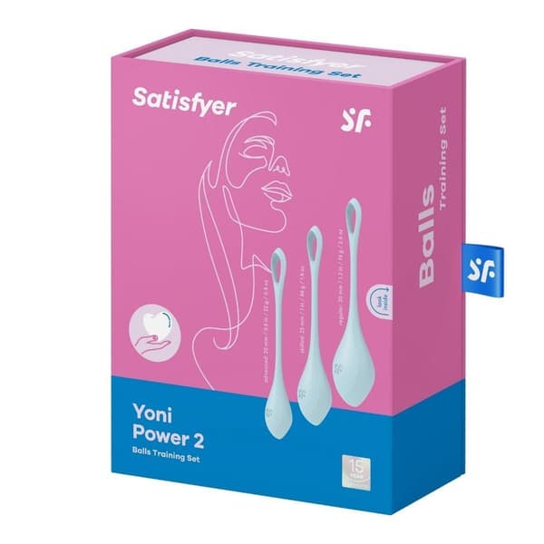 Satisfyer Yoni Power 2 Bækkenbundskugle Sæt