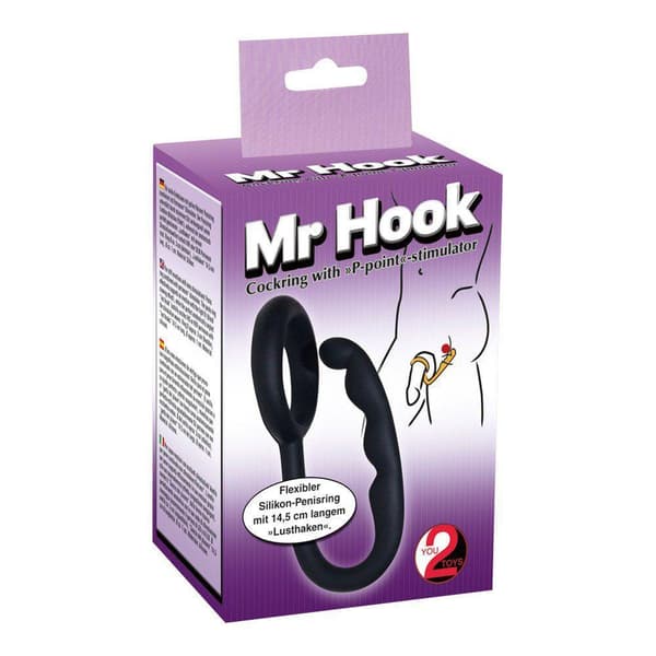 You2Toys - Mr. Hook Cock Ring P-spot