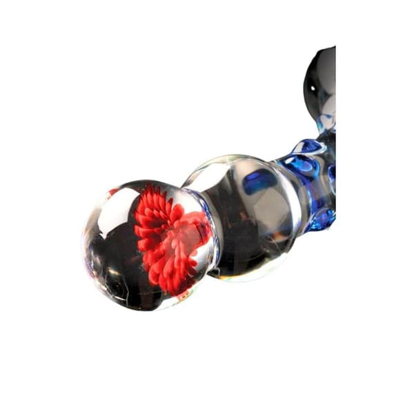 Icicles No 18 - Glas Dildo med Nupper